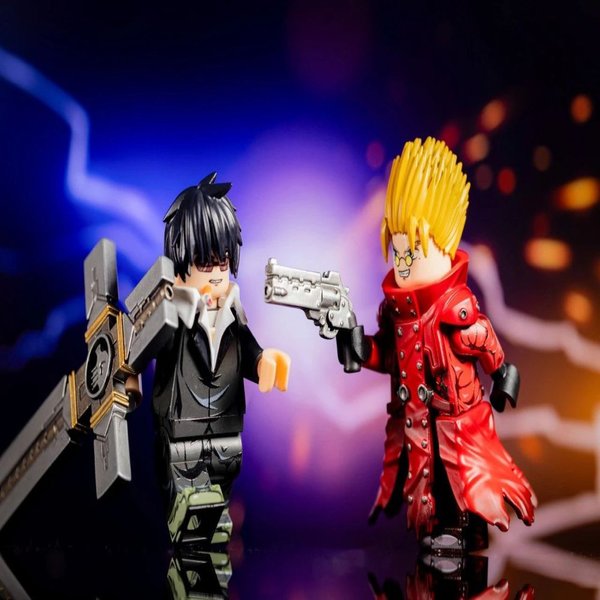 Trigun Vash the Stampede and Nicholas D. Wolfwood