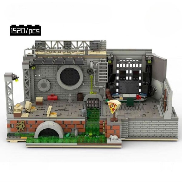 Instructions Manual for MOC Ninja Turtle Sewer Lair