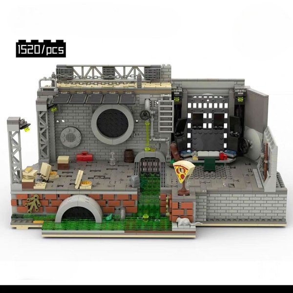 Instructions Manual for MOC Ninja Turtle Sewer Lair