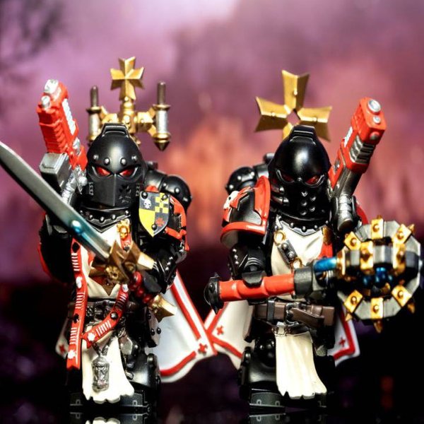 Warhammer 40K Sword Brethren Lombast and Dragen