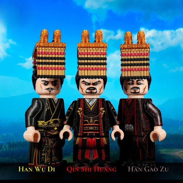 Giant Qin Shi Huang, Han Gao Zu and Han Wu Di