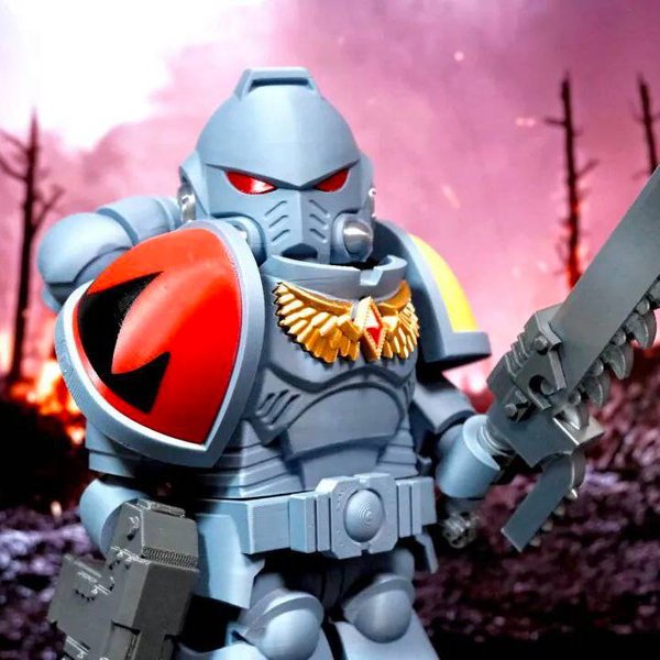 Warhammer 40K Giant Space Wolf Marine II