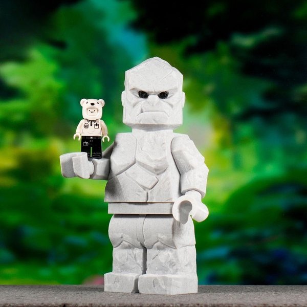 Giant Miles the Monster Statue