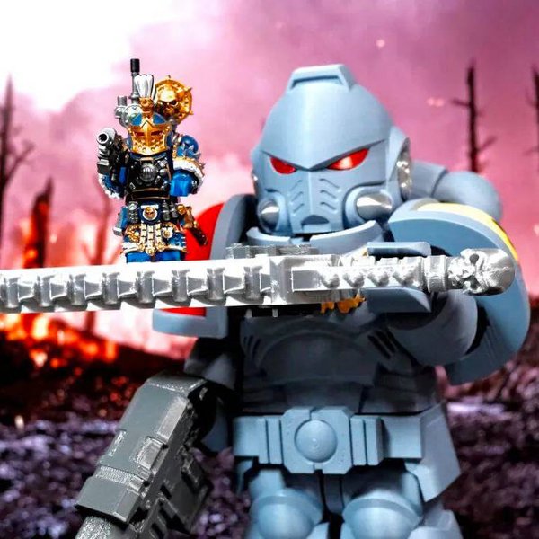 Warhammer 40K Giant Space Wolf Marine II