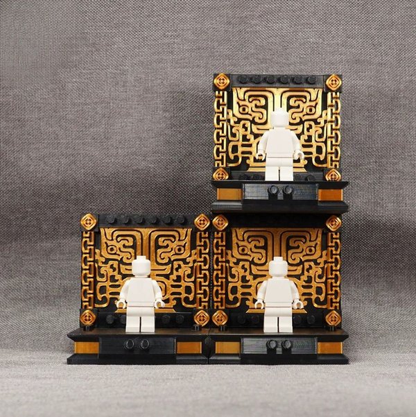 Ancient Chinese-style Minifig Stands